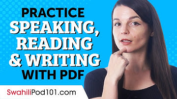 How to Practice Swahili Speaking, Reading & Writing with the PDF Cheat Sheets