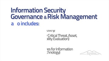 Information Security Governance and Risk Management - Cybersecurity and Its Ten Domains