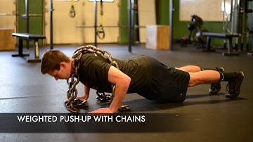 Weighted Push-up with Chains