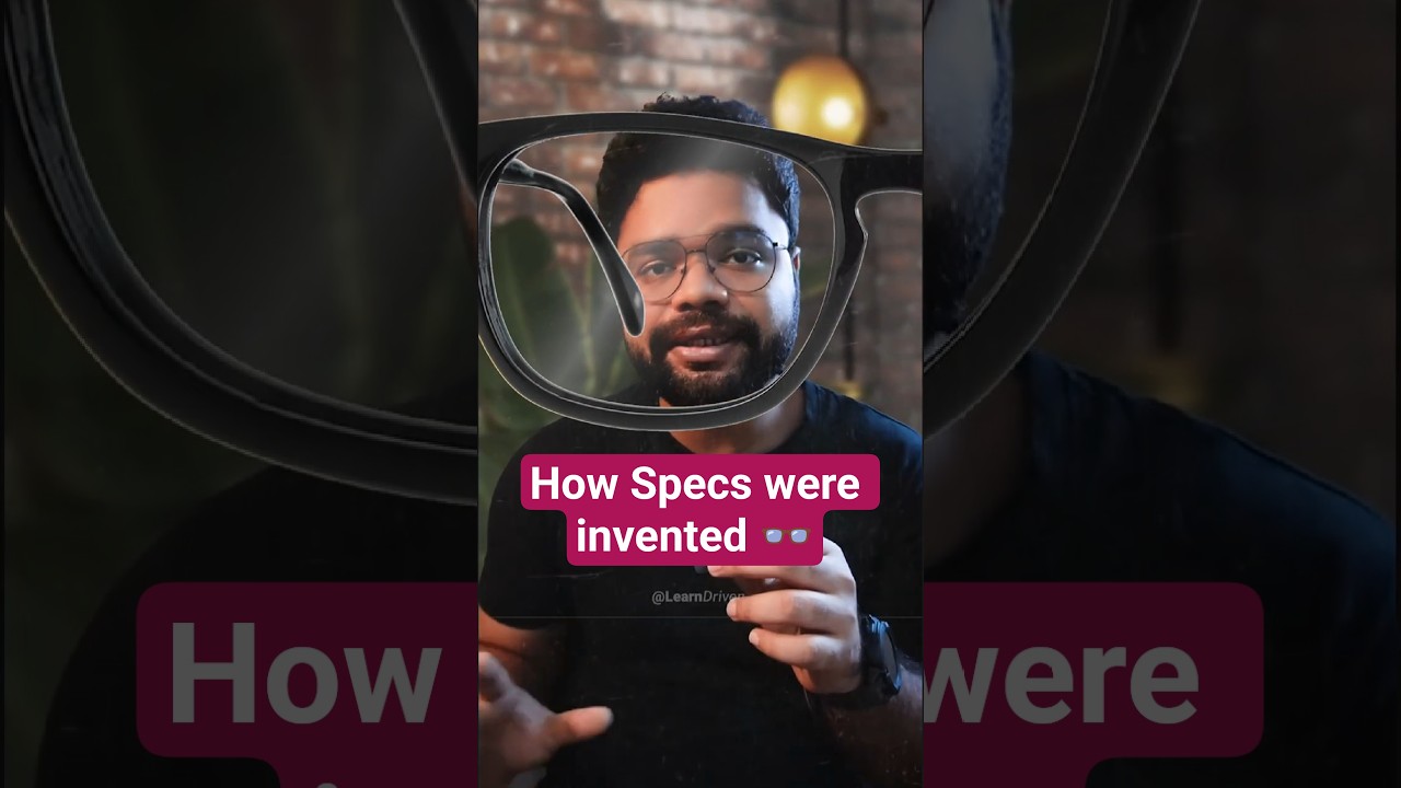 How spectacles were invented 👓