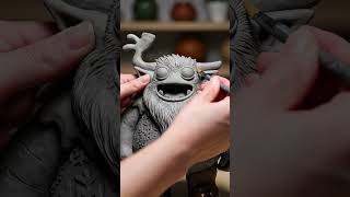 Watching Yool take shape, from his antlers to his bell. 🛠️🔔 #animation #mysingingmonsters #aiart