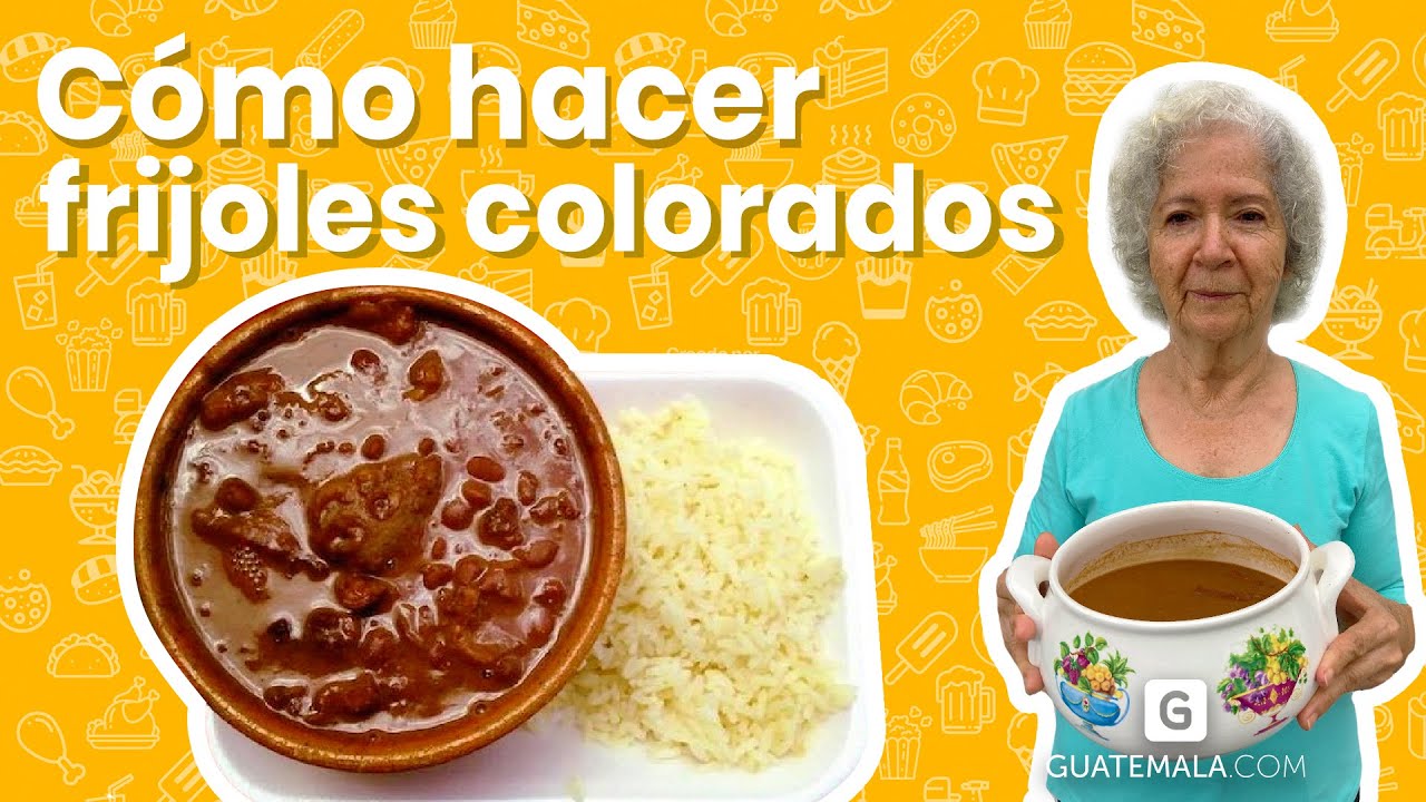 ¡Unos DELICIOSOS frijoles colorados para disfrutar en casa!