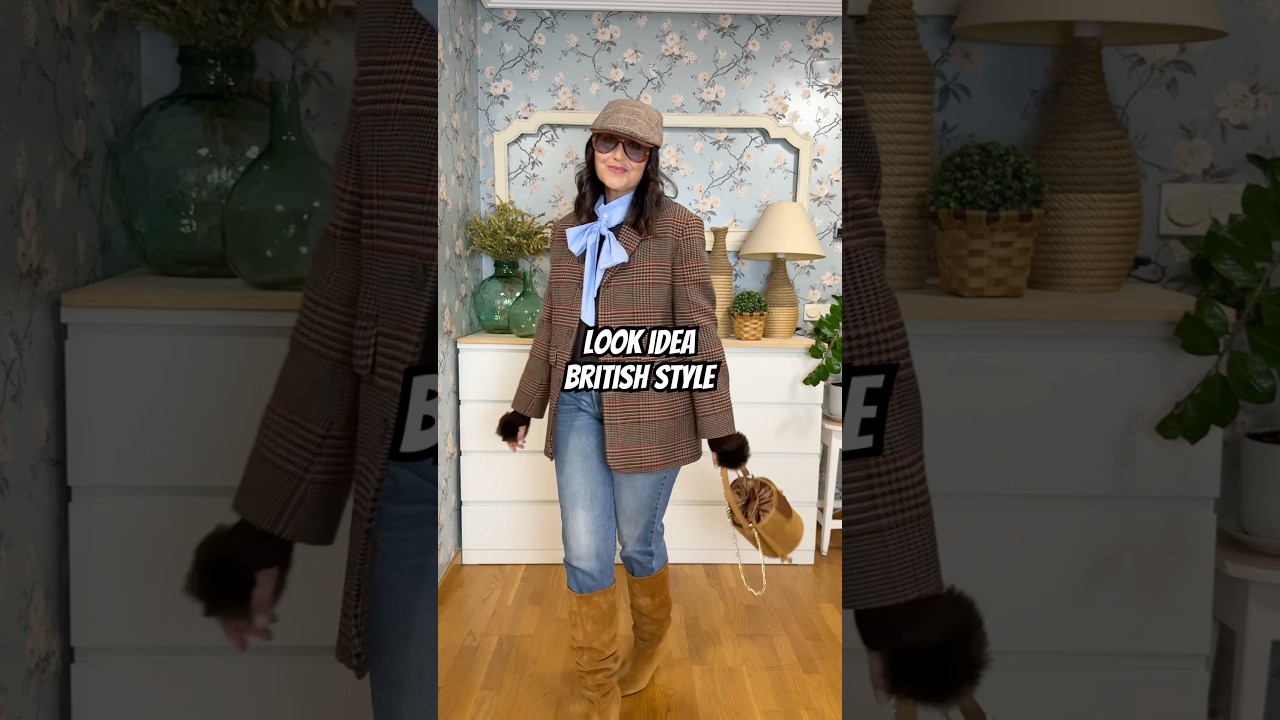 Выглядите в британском стиле. ¿Qué te parece? 