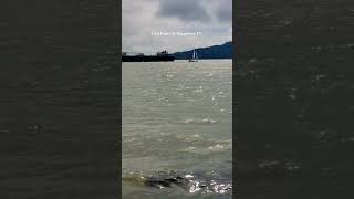 Wow Small Boat Close Encounter With A Ship