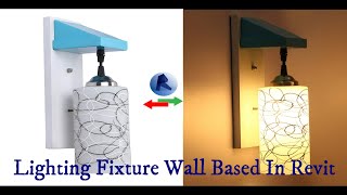 How to Create Pendant Hanging Hut Shape Wood Wall Lamp Light | Autodesk Revit