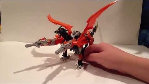 Video Review of the Transformers Prime Beast Hunters Voyager Class Predaking part 2