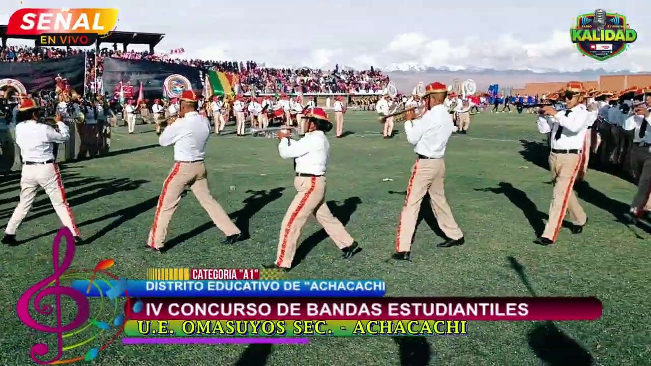 IV CONCURSO DE BANDAS ESTUDIANTILES DEL DISTRITO EDUCATIVO ACHACACHI 