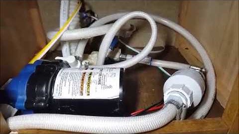 Check Valve Installed in Water Line in RV