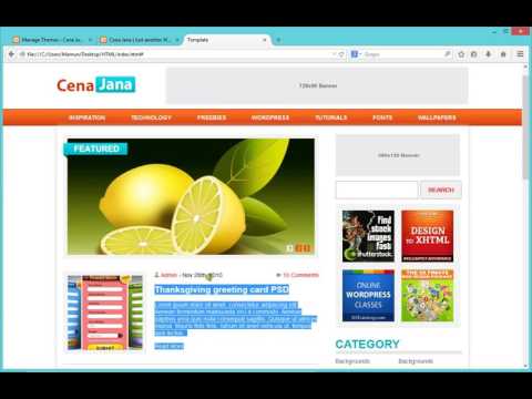 Wordpress theme development bangla tutorial - part 1