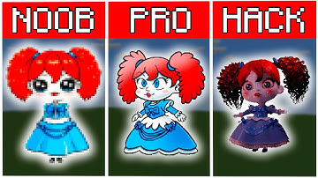 Poppy Playtime | Pixel Art minecraft | Noob VS Pro VS Hacker