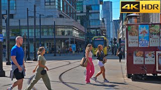 🌞Manchester City Centre Walk 🌞Sunny Day Walk - August 2021 [4K HDR]