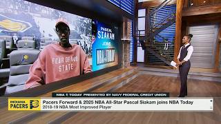 Asking Pascal Siakam Why He Re-Signed With Indiana Origin Of Viral Team Dance Nba Today