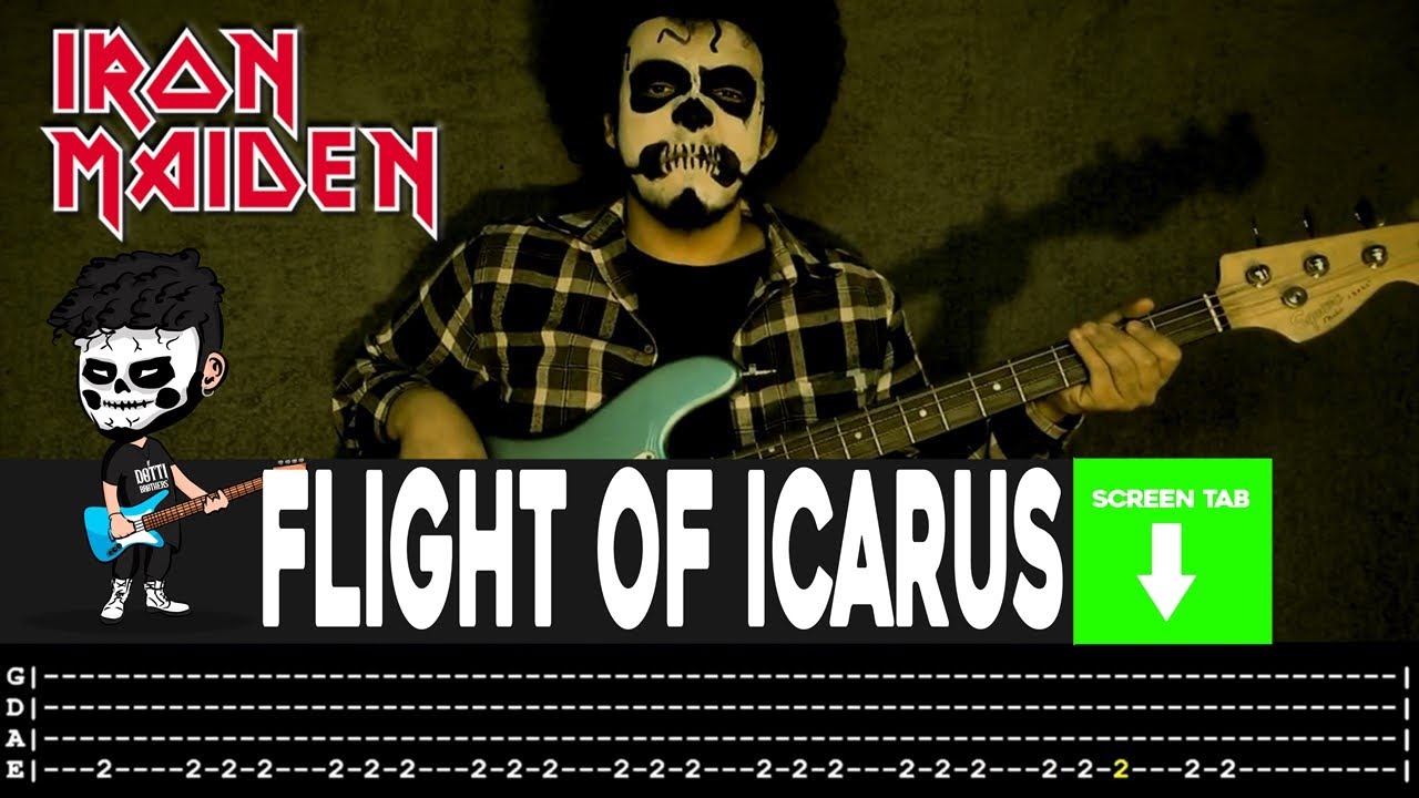 【IRON MAIDEN】[ Flight Of Icarus ] cover by Cesar | LESSON | BASS TAB