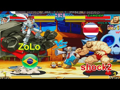 Marvel vs Capcom - ZoLo vs shock2 FT10
