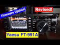 New Revised!  Firmware Updates on Yaesu FT-991A | The Process Required! Main Firmware V2.04.