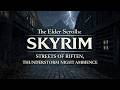 Elder Scrolls: Skyrim | Streets of Riften, Thunderstorm Night Ambience