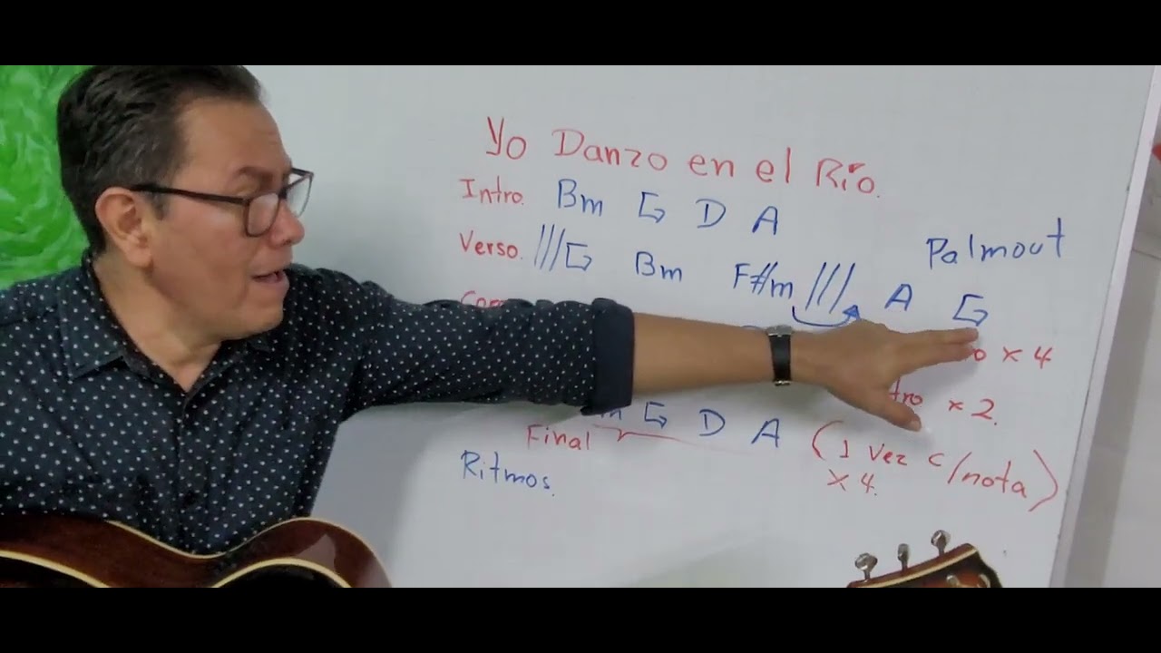 Yo Danzo en el Río. Tutorial Guitarra Rodrigo M.a - YouTube