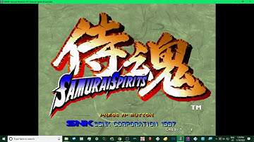 MAME 220 - SAMURAI SPIRITS HYPER NEO GEO 64 -FULL PC ARCADE GAMEPLAY