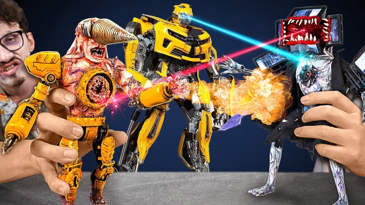 DIY УРОВЕНЬ 100! Трансформер Бамблби против всех: Один на один как никогда прежде 😱