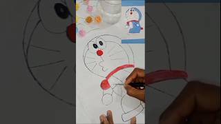 Doraemon Unique Art 😍🩵 "TUTORIAL💖💐"#shorts #art #doraemon #artist #drawing #creative #paper