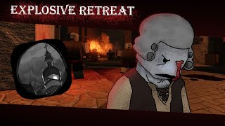 How to get the "Explosive Retreat" Badge in Guts & Blackpowder.