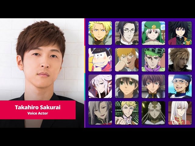 Giyuu Japanese Voice Actor In Anime Roles [Takahiro Sakurai] (Demon Slayer,  Jujutsu Kaisen, JoJo) - YouTube