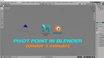 Blender - Pivot point  - under 1 minute