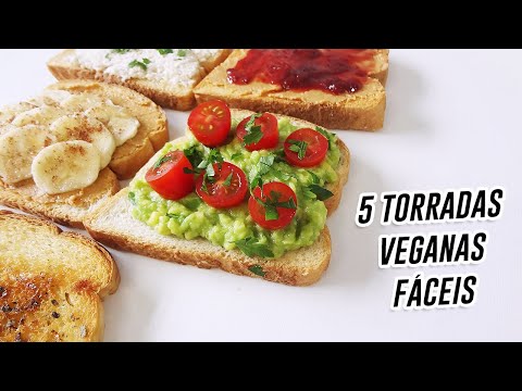 5 IDÉIAS DE TORRADAS VEGANAS ♡