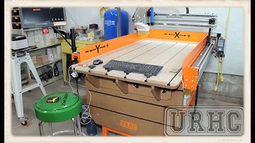 CNC Router Build Part 6 Machining Parts For Syncing Y Axis, Table Install And Touch Probes