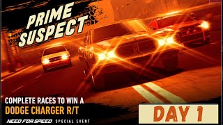 PRIME SUSPECT: DODGE Charger R/T - Day 1 | Need For Speed No Limits screenshot 4