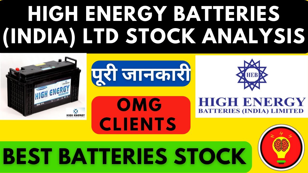 High Energy Batteries share |High Energy Batteries share analysis| High  Energy Batteries share news - YouTube