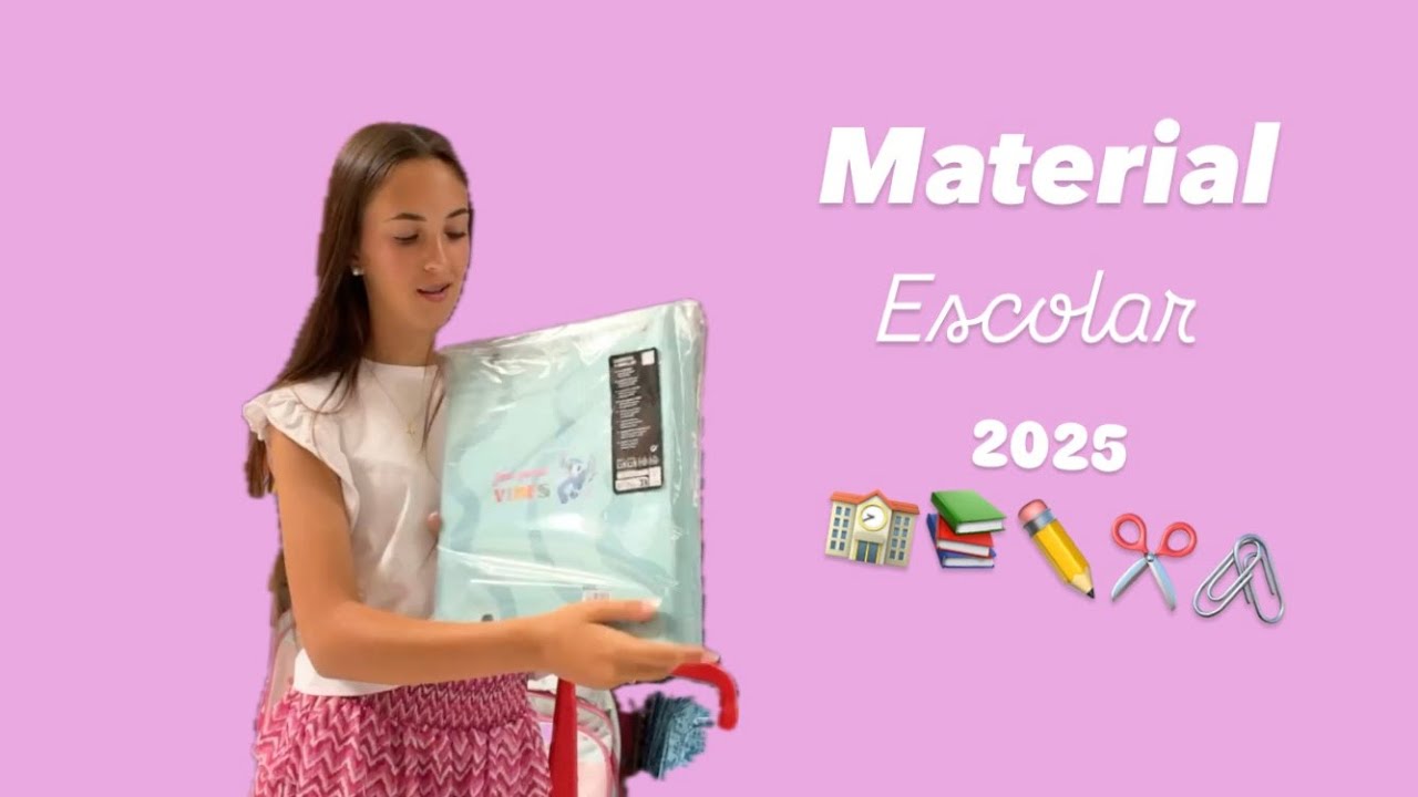 🛍️ COMPRANDO TODO mi material escolar 25/26