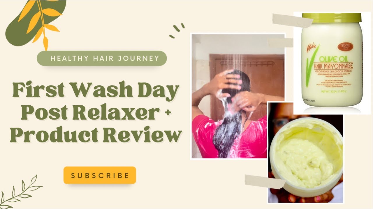 First Wash Day after Relaxer Protein Treatment Vitalise Hair