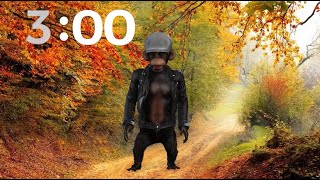 3 Minute Countdown Timer - Monkey Dance