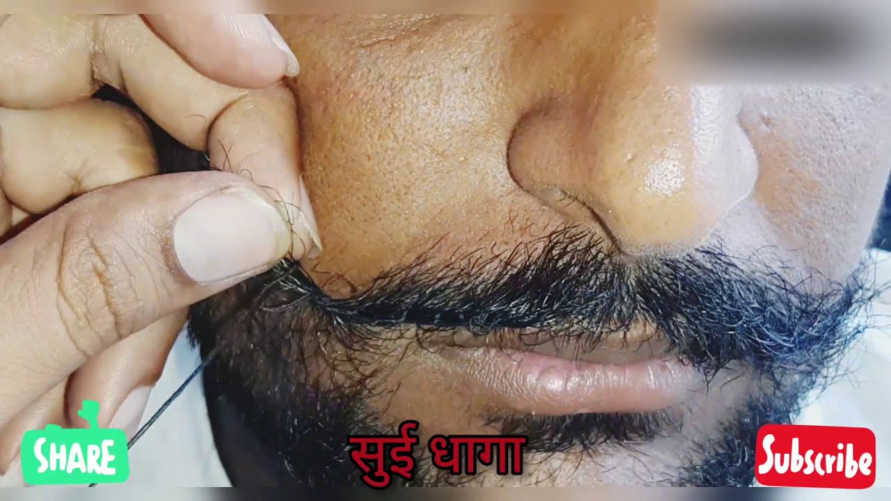 How to muchh hairstyle ! muchh kaise badhaye in hindi ! Muchh hairstyle !  Beard style - YouTube