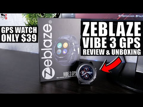 Zeblaze Vibe 3 GPS REVIEW: New 2020 GPS Sports Watch!