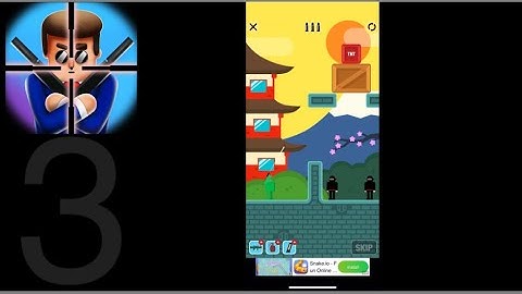 Mr Bullet - Shooting Game - Game Walkthrough Part 3 - Shogun’s Castle (iOS, Android)