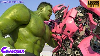 Transformers Rise Of The Beasts | Hulk Vs Pink Bumblebee Final Fight and Ending Scene [HD]