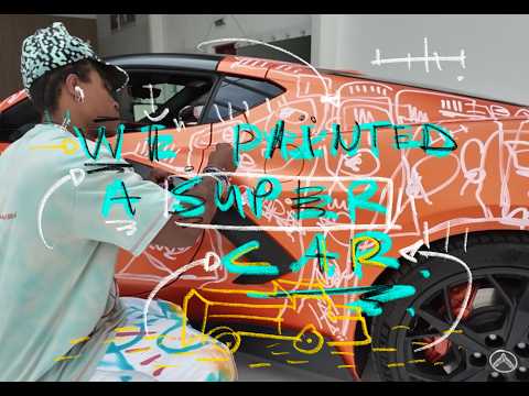 WE PAINTED A SUPER CAR IN DUBAI.