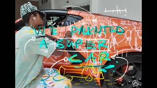 WE PAINTED A SUPER CAR IN DUBAI.