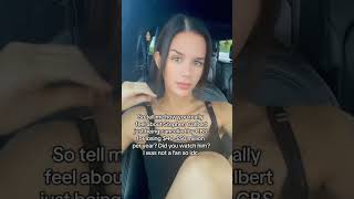 Do u care about CBS cancelling Stephen Colbert? #fyp #donaldtrump