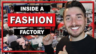 Inside a real fashion factory: Behind The Scenes of Clothing Manufacturers | Fashion Design