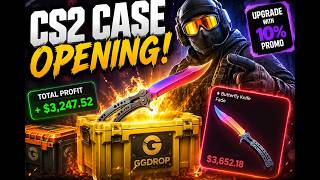 I Tested the Luckiest Cases and This Happened! Upgrade with 10% promo? - GGDROP OPENING CASE