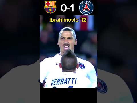 Messi vs Ibrahimovic Highlights 2008 3-1 (Barca vs PSG) #messi #ibrahimovic #football