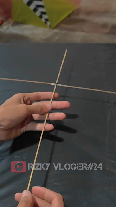 TUTORIAL MEMBUAT LAYANGAN COTEK BELOLONG MENGGUNAKAN SAPU LIDI