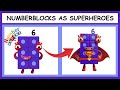 Numberblock Characters as Superheroes! | 1 to 10 Counting Song with Numberblocks | #numberblocks