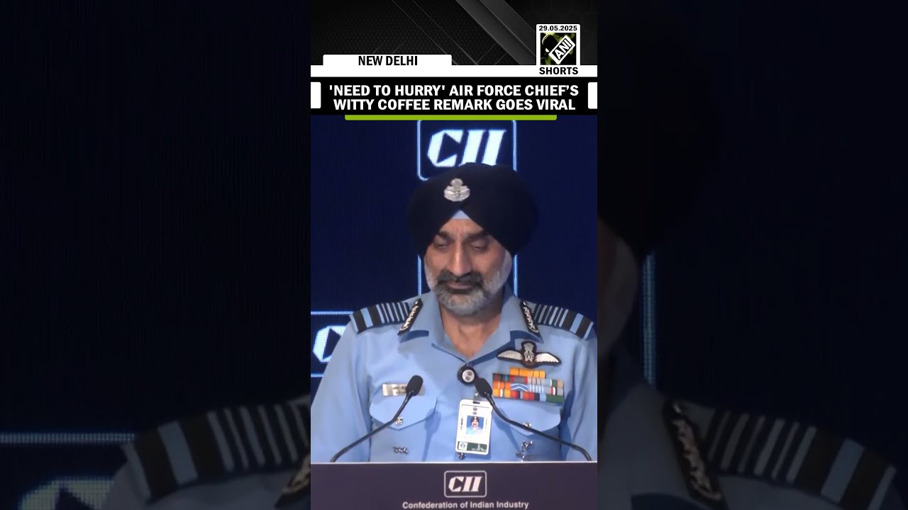  NEED To Hurry Air Chief Marshal AP Singh S Witty Coffee Remark Goes Viral