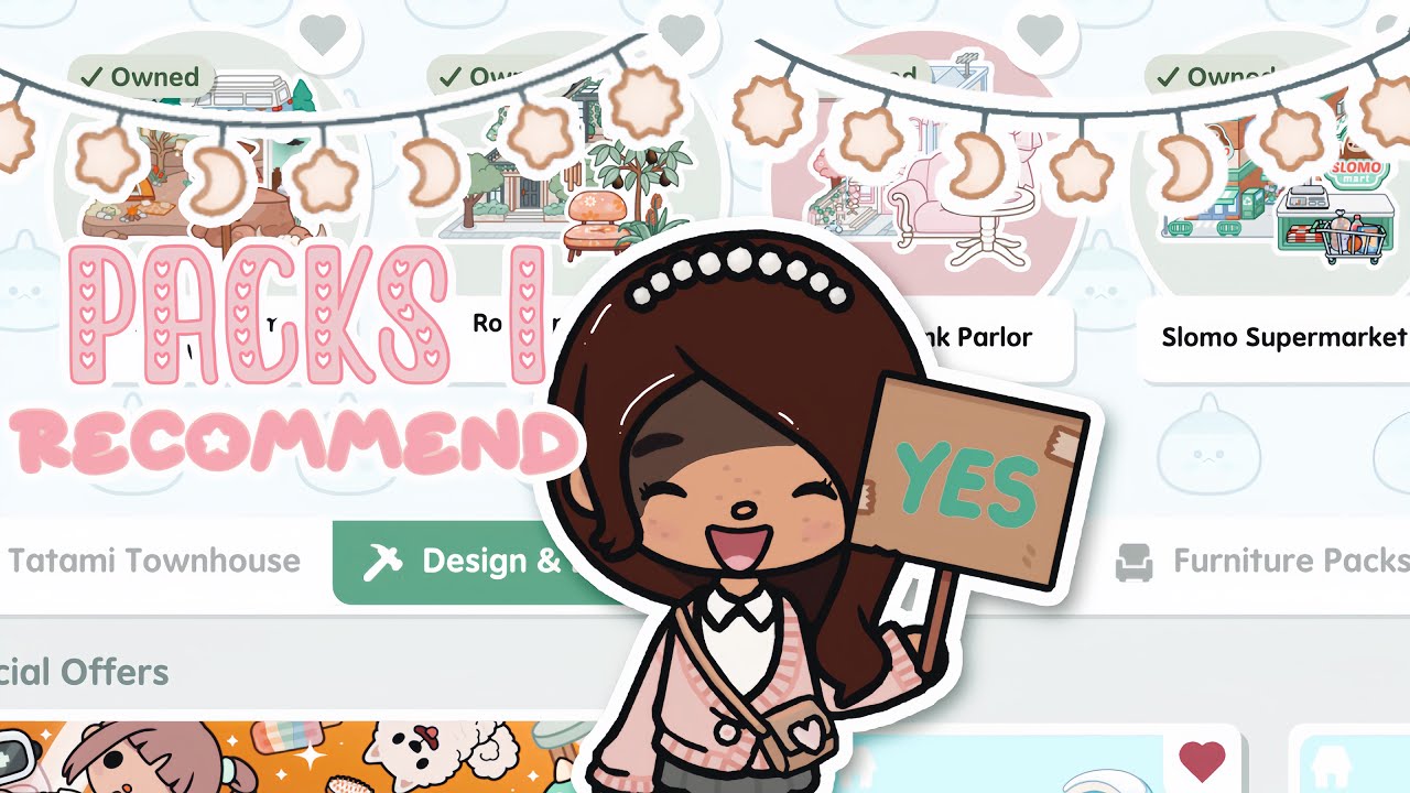 ||🥥🌷TOCA packs I RECOMMEND!🎀|| 