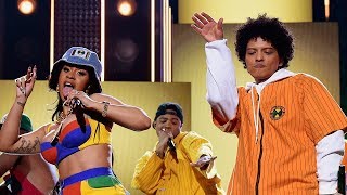 Cardi B \& Bruno Mars Give EPIC First Live Performance Of \\