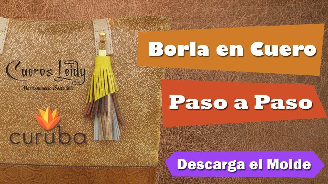 Cómo Hacer Una Borla, Pompón o Adorno en Cuero